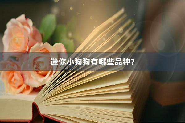 迷你小狗狗有哪些品种？